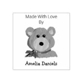 Tampons Encreurs Ours mignon fabriqué avec le Timbre en caoutchouc  (Impression)