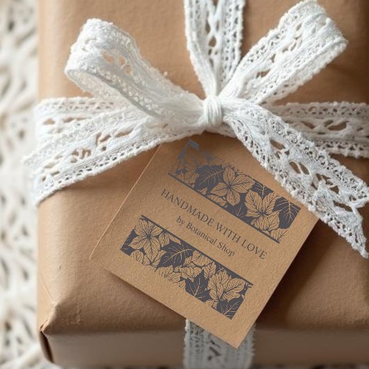 Tampons Encreurs Overlapping Leaves Chic Nature Handmade Business