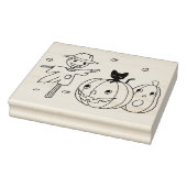 Tampons Encreurs Page Citrouilles d'Halloween et couleur d'Écarcre (Tampon)
