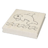 Tampons Encreurs Page de coloriage de baleine orque (Tampon)