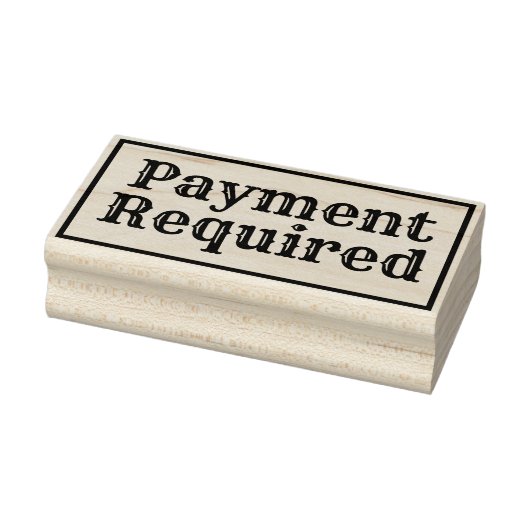 Tampons Encreurs Paiement requis Timbre en caoutchouc (Tampon)