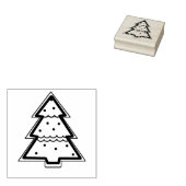 Tampons Encreurs Pain d'épice Cookie Arbre de Noël Stamp (Tamponné)