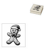 Tampons Encreurs Pain d'épices de Noël Homme Bois (Tamponné)