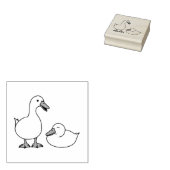 Tampons Encreurs Paire de canards blancs 2 (Tamponné)