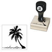 Tampons Encreurs Palm tree Ex libris Timbre en caoutchouc (Tamponné)