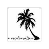 Tampons Encreurs Palm tree Ex libris Timbre en caoutchouc (Impression)