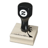 Tampons Encreurs Palm tree Ex libris Timbre en caoutchouc (Tampon)