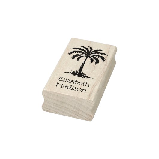 Tampons Encreurs Palmetto Côtier Palm Tree Personnalisé (Tampon)
