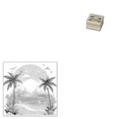Tampons Encreurs Palmier de Sun Beach (Tamponné)