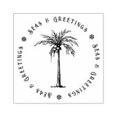 Tampons Encreurs Palmiers tropicaux Mer et voeux Noël (Impression)