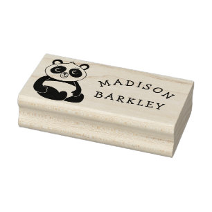 Tampons Encreurs Panda Bear Cute Kid's Adorable Name