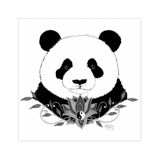 Tampons Encreurs Panda Bear Lotus (Impression)