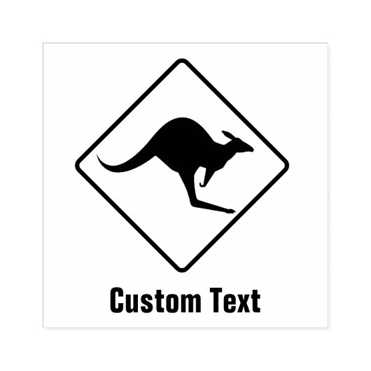 Tampons Encreurs Panneau d'avertissement Kangaroo (Impression)