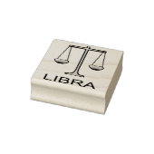 Tampons Encreurs Panneau étoile Balance dorée de Libra (Tampon)
