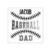 Tampons Encreurs Papa de baseball personnalisé (Impression)