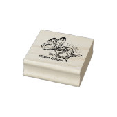 Tampons Encreurs Papillon Fleur Ex Libris Moderne, Livre (Tampon)
