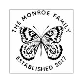 Tampons Encreurs Papillon moderne et nom de famille (Impression)