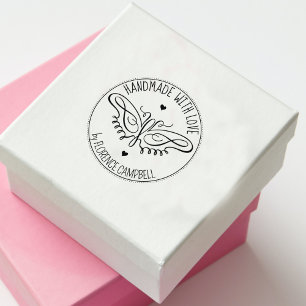 Tampons Encreurs Papillon moderne personnalisé fait main avec amour