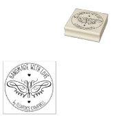 Tampons Encreurs Papillon moderne personnalisé fait main avec amour (Tamponné)