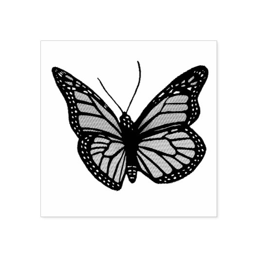 Tampons Encreurs Papillon monarque (Impression)