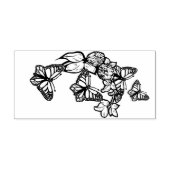 Tampons Encreurs Papillon monarque rouge Clover Nature (Impression)