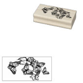 Tampons Encreurs Papillon monarque rouge Clover Nature (Tamponné)