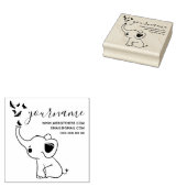 Tampons Encreurs Papillons volant du nez d'un éléphant (Tamponné)