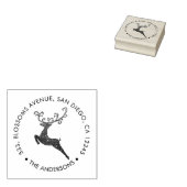 Tampons Encreurs Parties scintillant Reindeer Holiday Adresse de re (Tamponné)