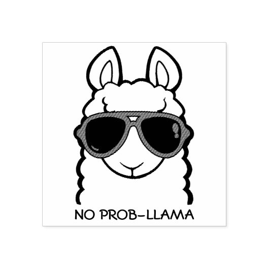 Tampons Encreurs Pas de Prob-Llama (Impression)