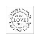 Tampons Encreurs Passeport Visa Style Mariage à thème Voyage (Impression)