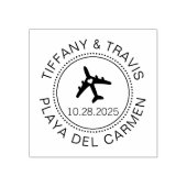 Tampons Encreurs Passeport Visa Style Voyage Thème Destination Évén (Impression)