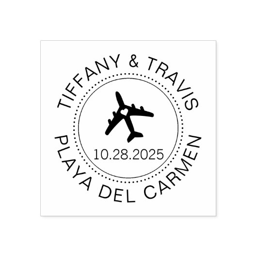 Tampons Encreurs Passeport Visa Style Voyage Thème Destination Évén (Impression)