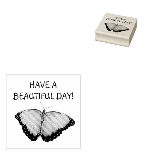Tampons Encreurs Passez une belle journée à Papillon (Tamponné)