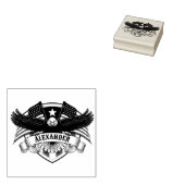 Tampons Encreurs Patch Patriotique Aigle (Tamponné)
