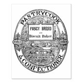 Tampons Encreurs Pâtisserie Cuisinière Timbre d'art en bois (Impression)