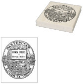 Tampons Encreurs Pâtisserie Cuisinière Timbre d'art en bois (Tamponné)