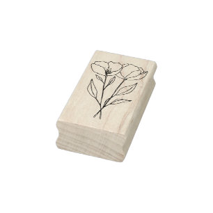 Tampons Encreurs Pavot Stems Artisanat et Timbre d'Art