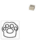 Tampons Encreurs Paw Pet chien chat croquis logo (Tamponné)