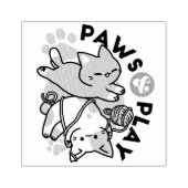 Tampons Encreurs Paws and Play – Adorable Cat Illustration (Impression)