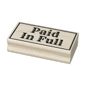 Tampons Encreurs Payé en entier. (Tampon)