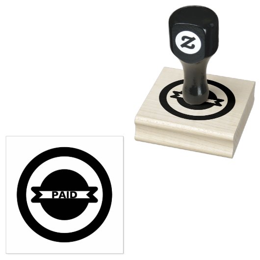 Tampons Encreurs Payé sur mesure Bureau Comptables Business Green (Tamponné)