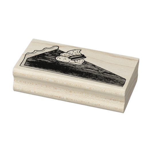Tampons Encreurs Pecan Pie Slice American Dessert de style Sud (Tampon)