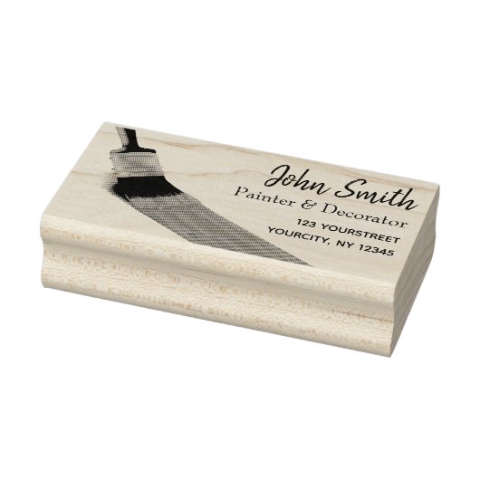 Tampons Encreurs Peinture Peintre Service Société Pinceau (Tampon)