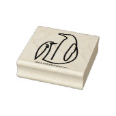 Tampons Encreurs Penguin Family Line Art Bird (Tampon)