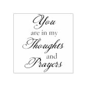 Tampons Encreurs Pensées et prières Sympathie Caoutchouc Art Timbre (Impression)