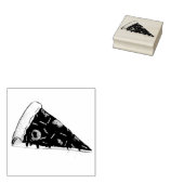 Tampons Encreurs Pepperoni Fromage Pizza Slice Alimentation italien (Tamponné)