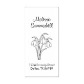 Tampons Encreurs Perce-Neige - Adresse de Fleurs de Printemps (Impression)