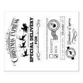 Tampons Encreurs Père Noël Reindeer Express Noël Grand (Impression)