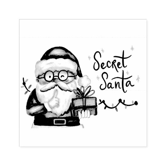 Tampons Encreurs Père Noël secrète (Impression)