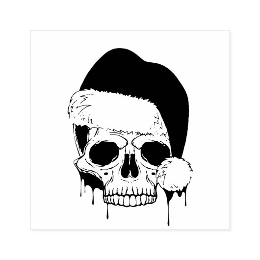 Tampons Encreurs Père Noël Skull (Impression)